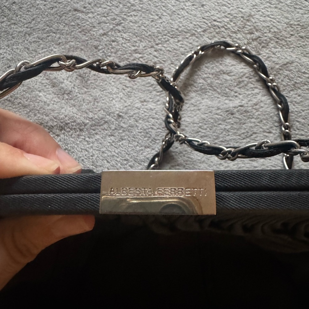Authentic Rare Alberta Ferretti Black Bag